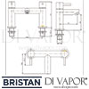Bristan Blitz Bath Filler Dimensions